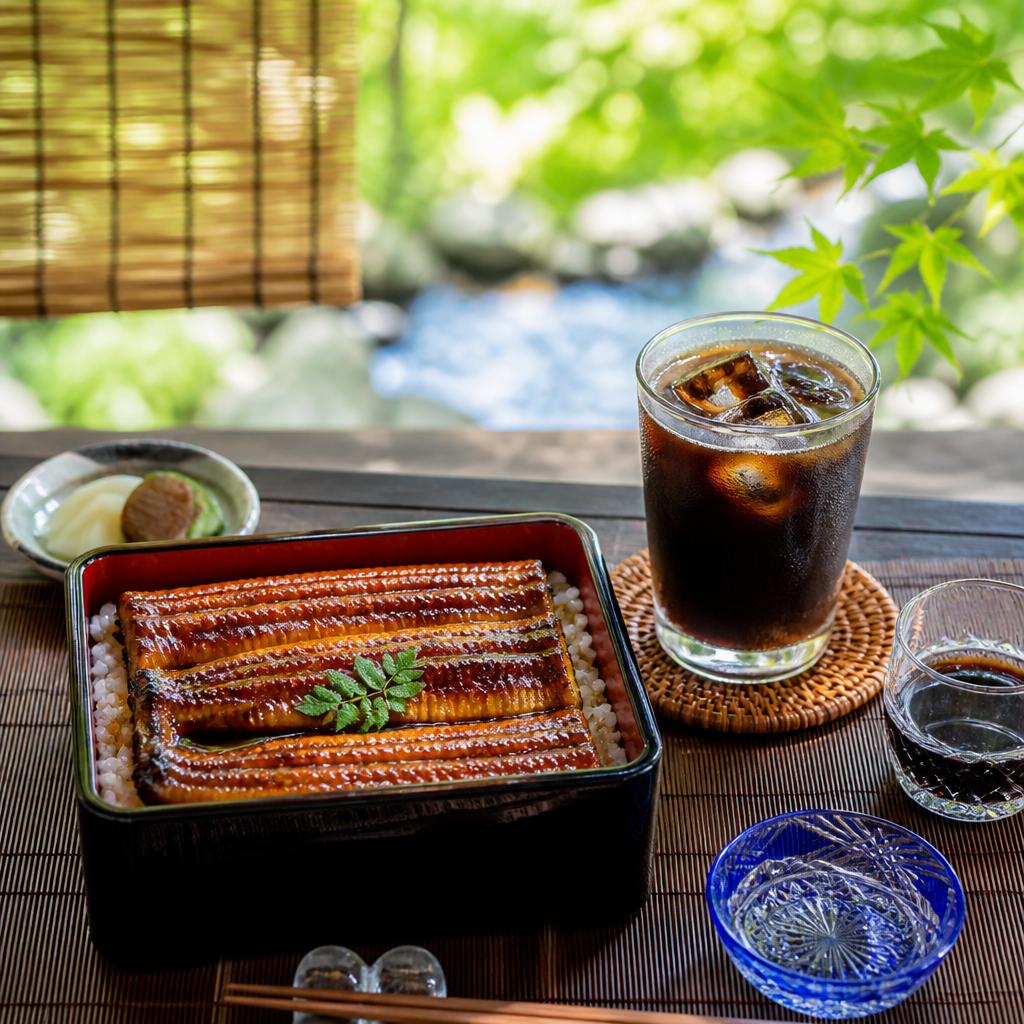 夏の暑さを鰻と冷たいコーヒーで一緒に楽しもう！
